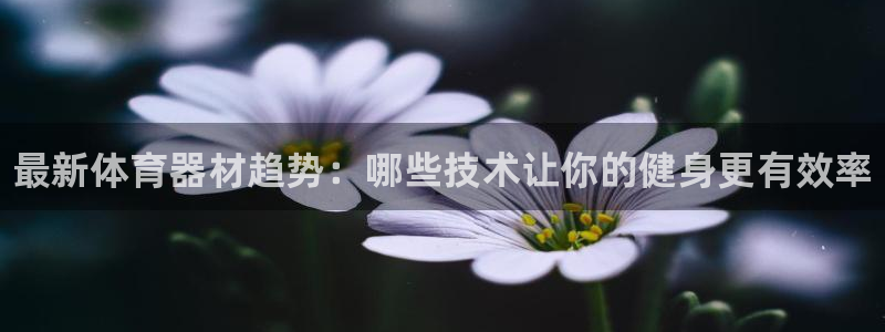 耀世娱乐软件下载:最新体育器材趋势:哪些技术让你的健身更有效